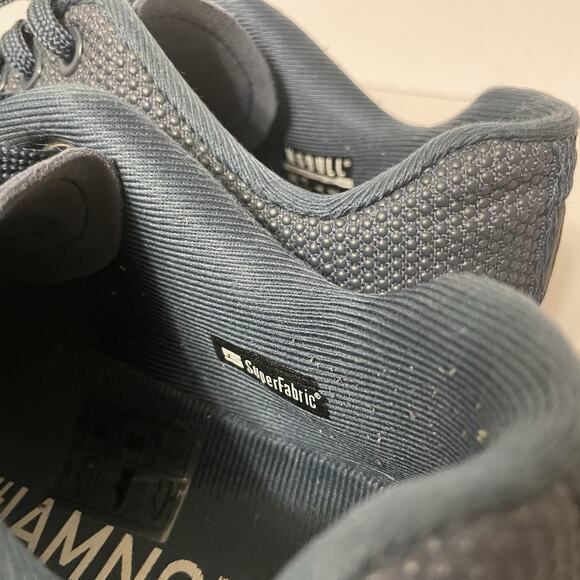 NO BULL Running Shoes Trainer Super Fabric Navy Blue Solid Size M 7 W 8.5 GUC - Picture 8 of 11